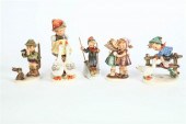 FIVE HUMMEL FIGURES. Barnyard