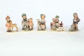 FIVE HUMMEL FIGURES. Eventide