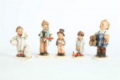 FIVE HUMMEL FIGURES. Street Si