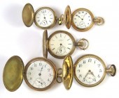 FIVE HUNTER CASE POCKET WATCHE