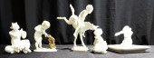 FIVE HUTSCHENREUTHER PORCELAIN