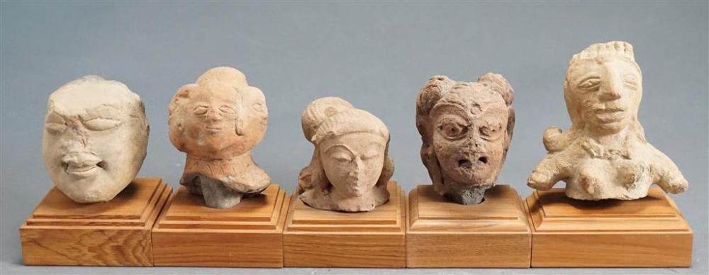 FIVE INDIAN BUFF SANDSTONE OR