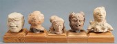 FIVE INDIAN BUFF SANDSTONE OR