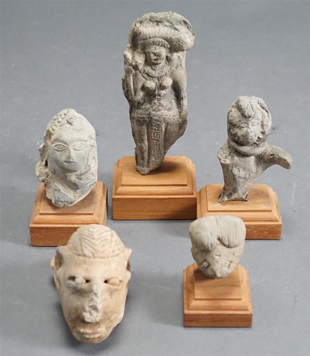 FIVE INDIAN GRAY AND BUFF SANDSTONE