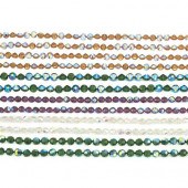 Five Iridescent Faceted Crysta