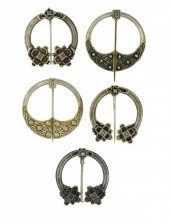 FIVE IRISH SILVER CELTIC REVIV