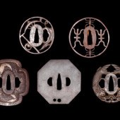 Five Iron Tsuba
19TH CENTURY
c