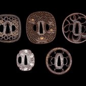 Five Iron Tsuba
19TH CENTURY
c