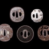 Five Iron Tsuba
KIKU SUKASHI S