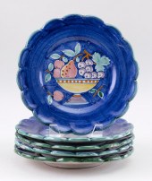 FIVE ITALIAN MAJOLICA PLATES 2
