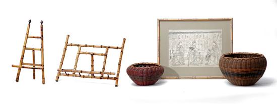 FIVE ITEMS.  Asian  20th century.