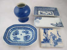 Five items of Chinese ceramics