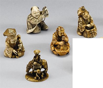 Five Japanese elephant 