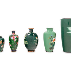Five Japanese Green Ground