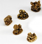 Five Japanese ivory studies