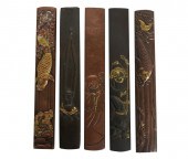 FIVE JAPANESE KOZUKA (KNIFE HA