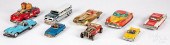 FIVE JAPANESE TIN FRICTION CAR