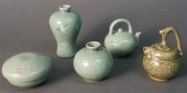 FIVE KOREAN AND THAI CELADON G