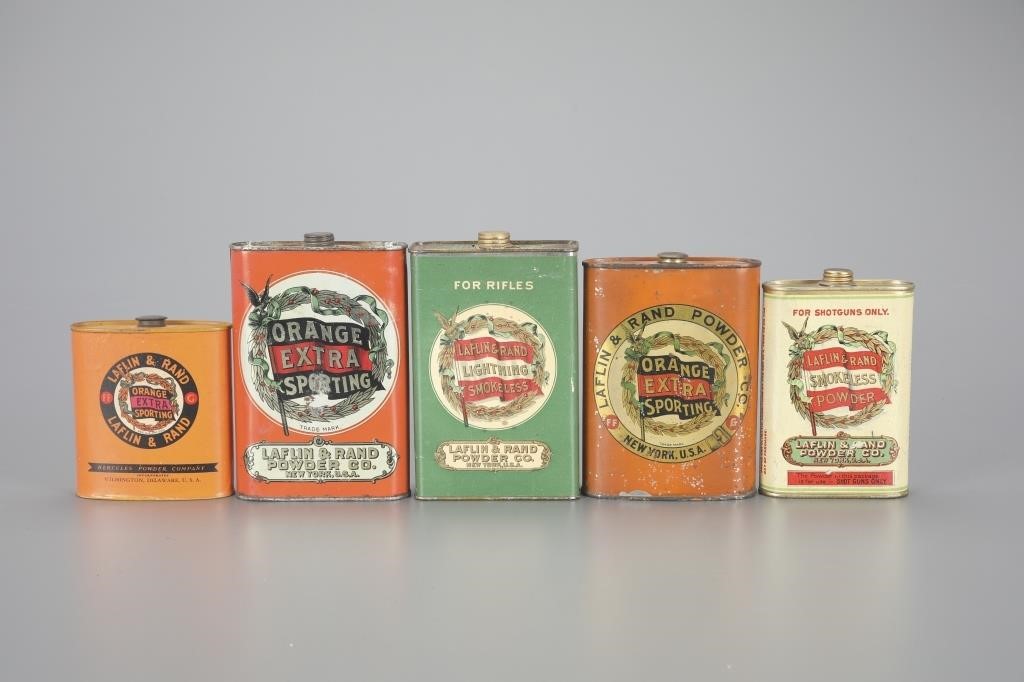 FIVE LAFLIN & RAND POWDER