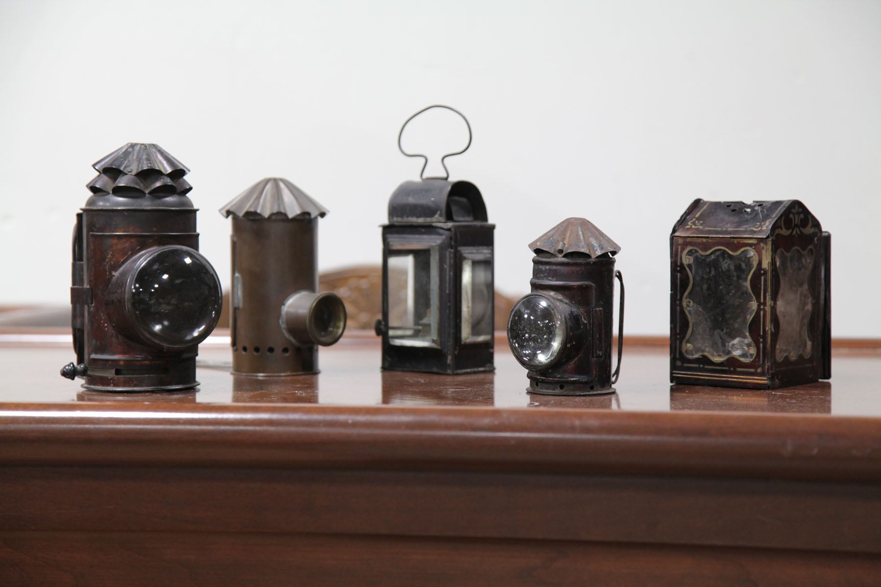 FIVE LANTERNS.  American  late 19th