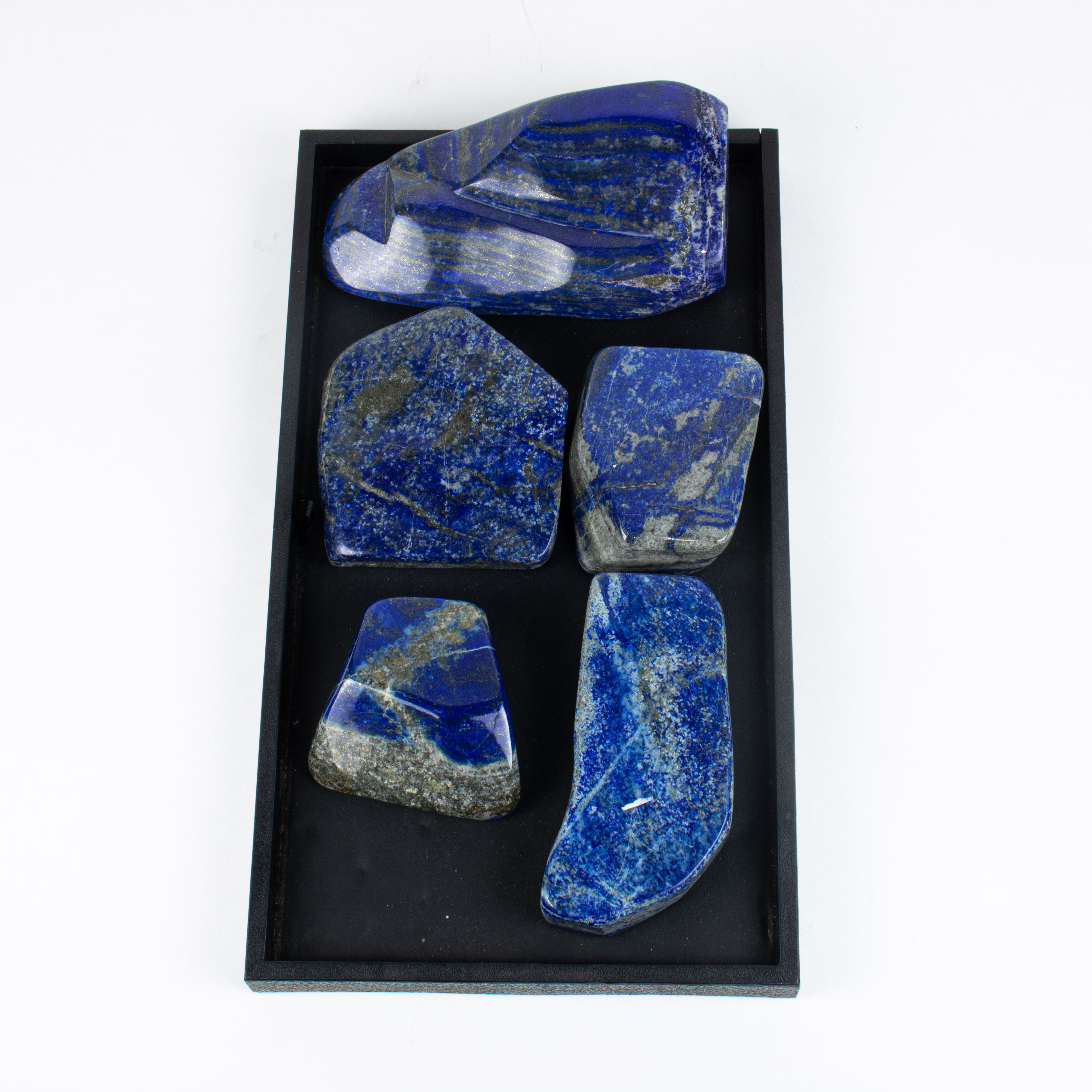 FIVE LAPIS LAZULI SLAB SPECIMEN