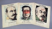 Five late 19th Century French
