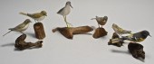 FIVE LIFE-SIZED SONGBIRDSBy Pe