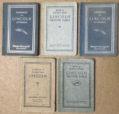 FIVE LINCOLN MANUALS - THREE M