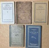 FIVE LINCOLN MANUALS - THREE M
