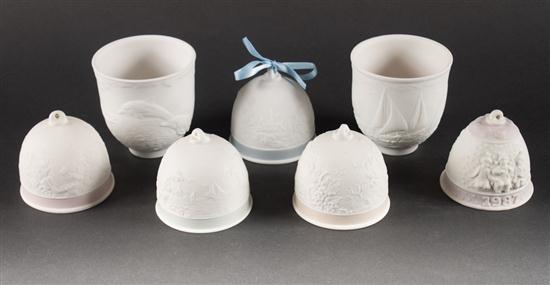 Five Lladro bisque porcelain