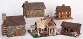 FIVE LOG CABIN MODELS, EARLY T