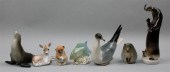 FIVE LOMONOSOV PORCELAIN MODEL