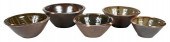 FIVE MARK HEWITT SOUP BOWLS(Pi