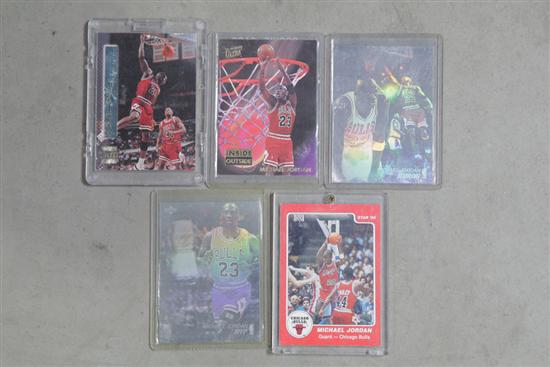 FIVE MICHAEL JORDAN BASKETBALL