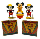 FIVE MICKEY MOUSE TOY ITEMS -