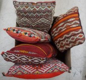 FIVE MIDDLE EASTERN FLATSTITCH
