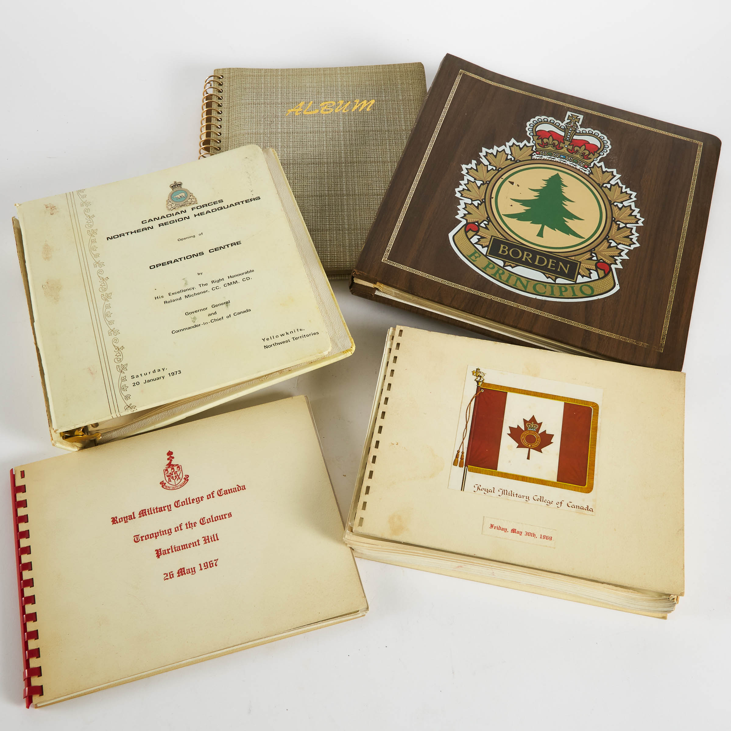 Five Military Related Photograph