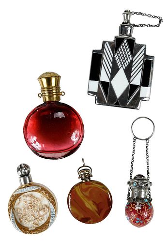 FIVE MINI PERFUMES19th/20th