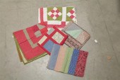 FIVE MINIATURE QUILTS. Cotton
