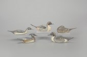 FIVE MINIATURE SOUTHERN WATERF