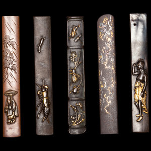 Five Mixed Metal Kozuka 19TH