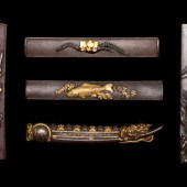Five Mixed Metal Kozuka
19TH C