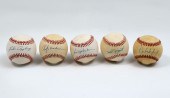 FIVE MLB SUPERSTAR AUTOGRAPHED