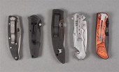 Five modern combat style foldi