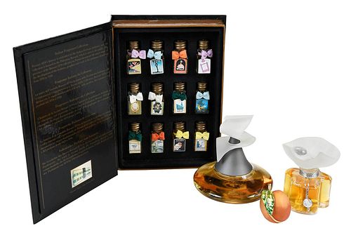 FIVE MODERN GLASS PERFUMES20th