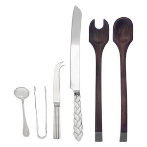 Five Modern Silver and Silver-Plate