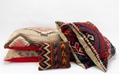 FIVE MULTICOLORED PATTERNED KI