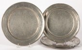 FIVE NATHANIEL AUSTIN PEWTER P