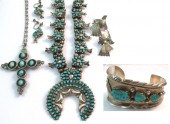 FIVE NATIVE AMERICAN JEWELRY P