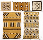 FIVE NAVAJO AND NAVAJO STYLE W